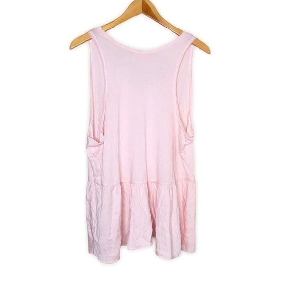 MELROSE & Market NWT Peplum Blush Tank Top - Picture 8 of 8